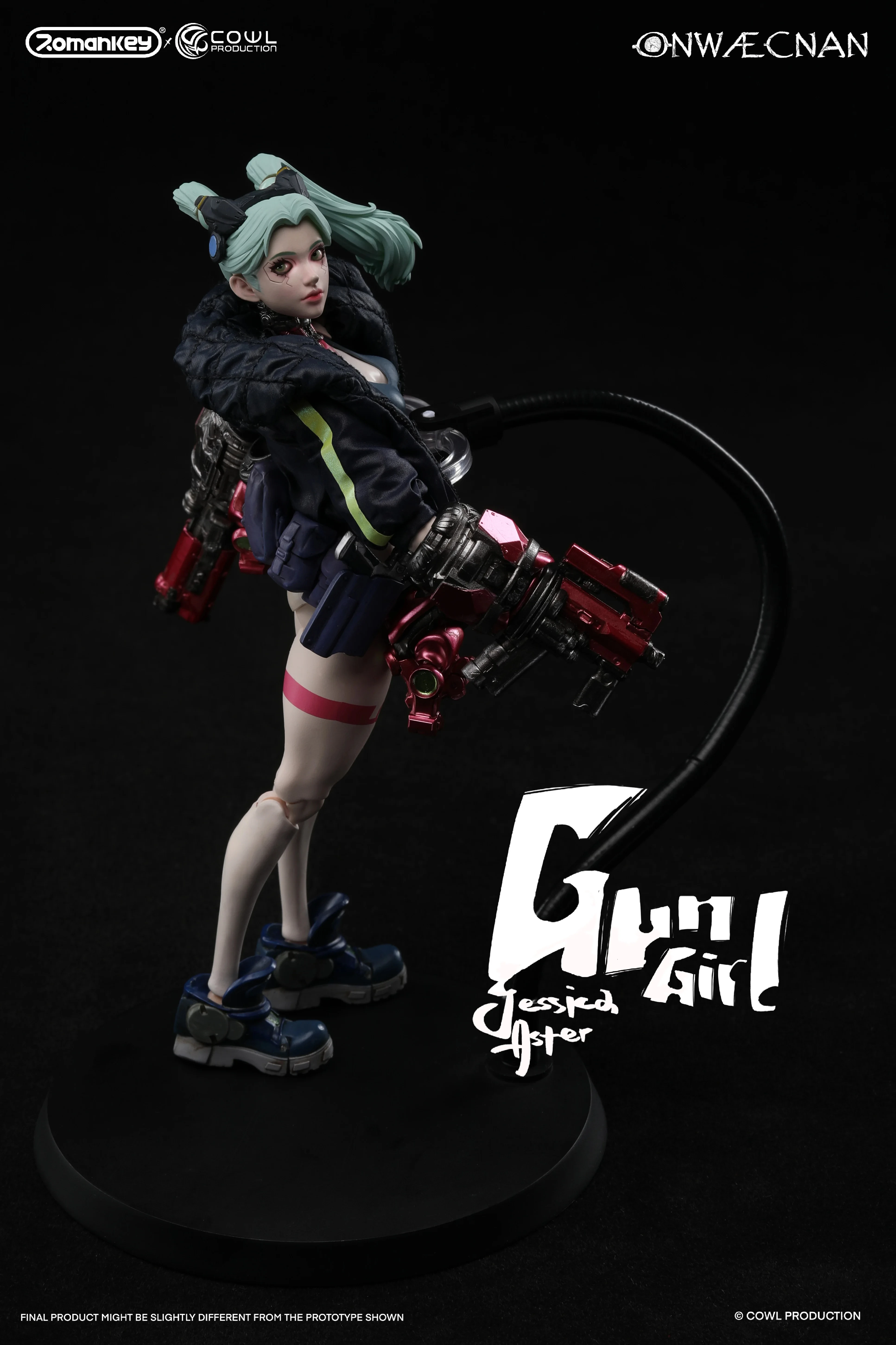 In Stock ROMANKEY 1/12 Anime Romankey X COWL Gun Girl Double