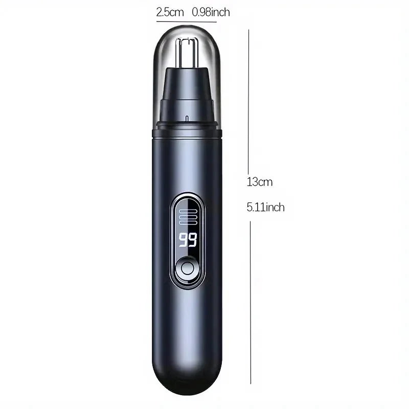 Xiaomi Electric Nose Hair Trimmer Men's Rechargeable Nose Hair Trimmer Digital Display Painless Hair Removal Nose Hair Repairer 6