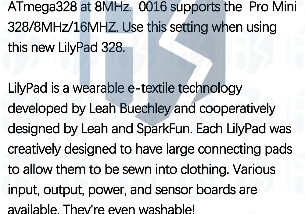 1 ~ 5PCS LilyPad 328 Hauptplatine ATmega328P ATmega328 16M Für Arduino EGBO – Detail 12