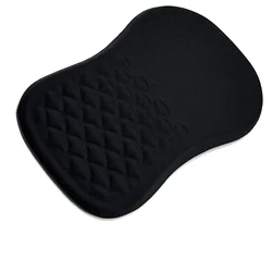 Ergonomic Memory Foam Wrist Support Mouse Pad - Non - Slip, Comfortable, and Durable Mat for Home & Office Use (Black)