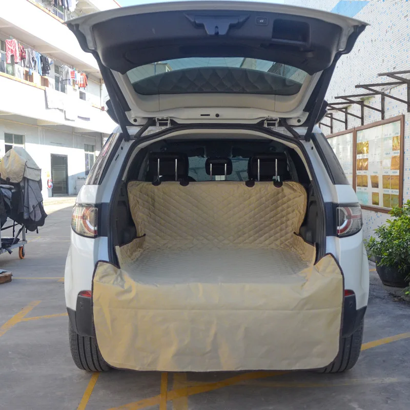 

New Car Pet Seat Cover Trunk Mat Tarpaulin Waterproof Oxford Cloth Dog Cat Back Seat Covers Rear Auto Pad Car Protection Blanket