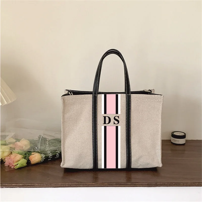 Women's Personalised Shoulder Tote Bag