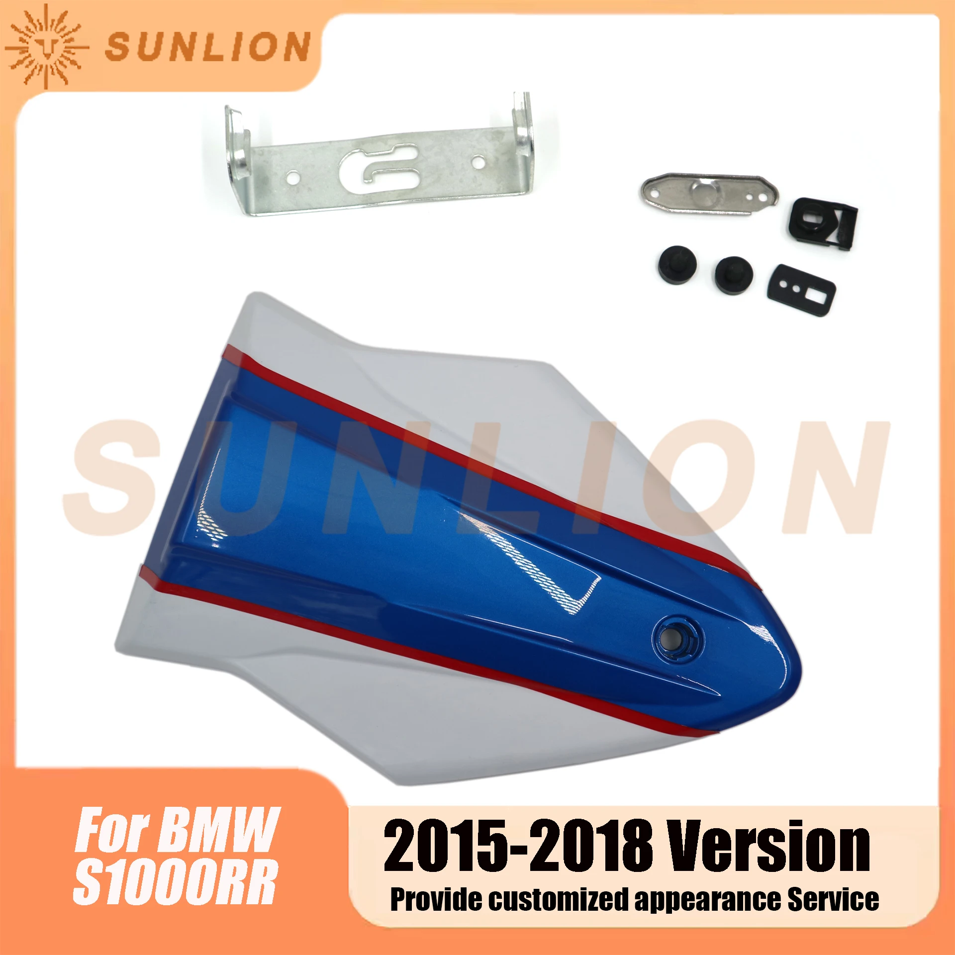 Rear Seat Cover BMW HP4 S1000RR S1000rr 2015 Motorcycle ABS Plastic Rear Cover Passenger Cowl Protection