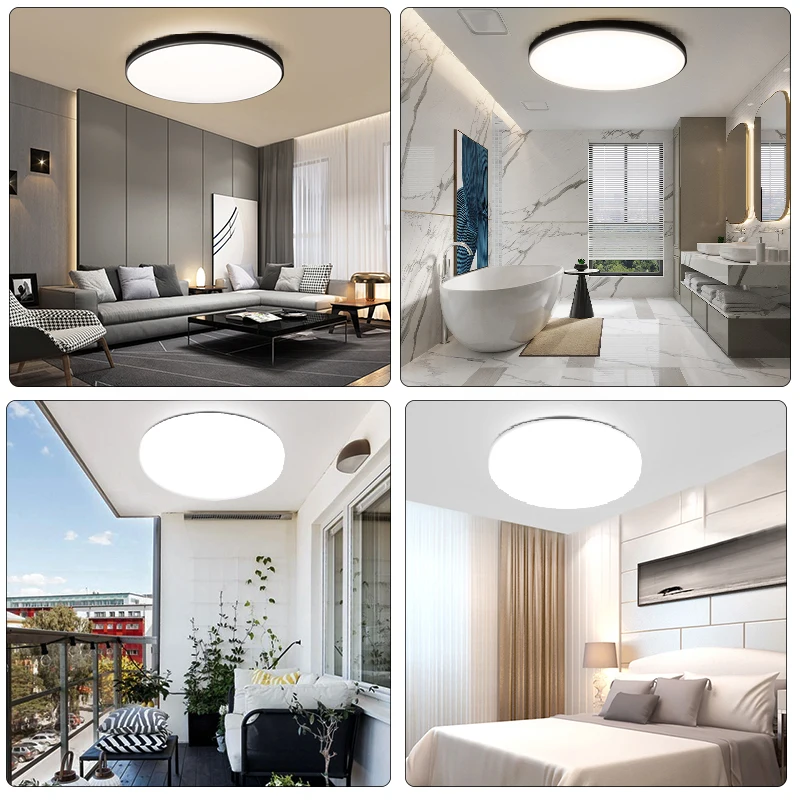 Led 천장 조명 Led 전구 220v 현대 천장 조명 18W 30W 40W 50W 거실 천장 조명 침실 주방 실내 전등