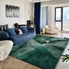 Modern Green Carpets for Living Room Decoration Geometry Rug Large Bedroom Lounge Rugs Non-slip Coffee Tables Mat Easy Clean 1