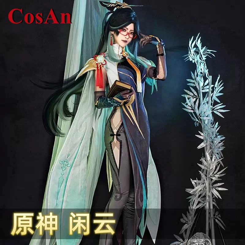 

CosAn Game Genshin Impact Xianyun, костюм для косплея, новая одежда, искусственное аниме