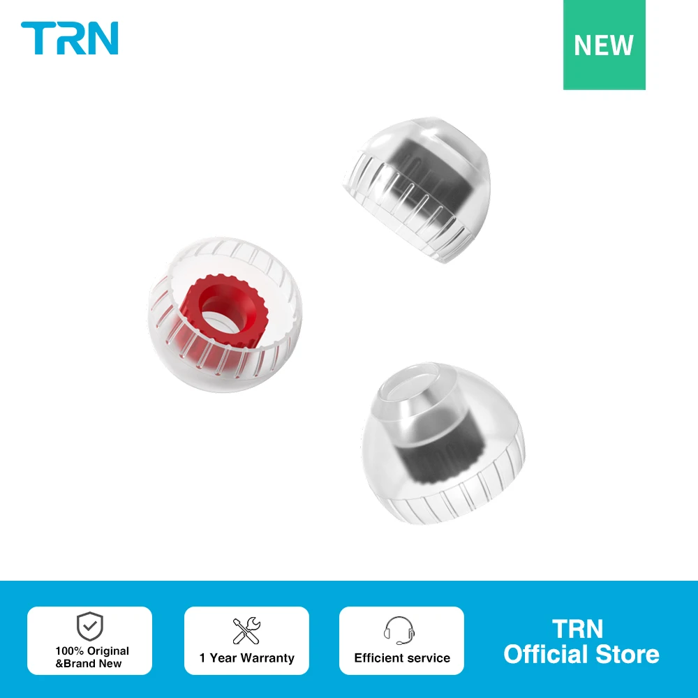 

TRN T Ear-Tips Silicone Eartips Double Support Structure Earphone 3 Pairs Headphone Headset Earbuds TRN TA3 Kirin MT4 Xuanwu