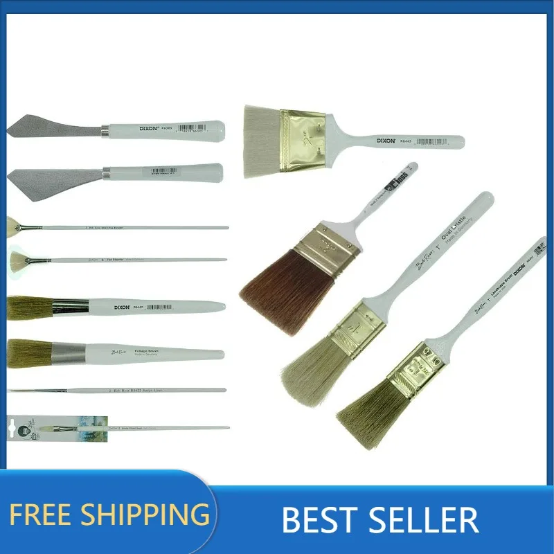 

Arts, Crafts & Sewing Bob Ross - Landscape Brush Set, Oil Based Painting Tools, 12 pieces