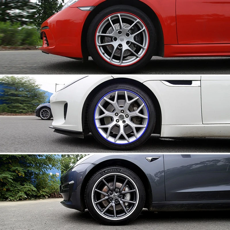 Wheel Hub Protection Ring for Tesla Model 3 Y S X Car Rims Ring Protectors Vehic