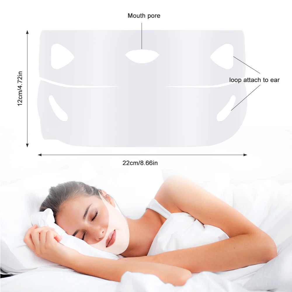 Description Picture 3 of item1/6/10pcs Lifting Facial Mask Face V Shape Hydrogel Thin Face-Lifting Slimming Mask Reduce Double Chin Face Massage