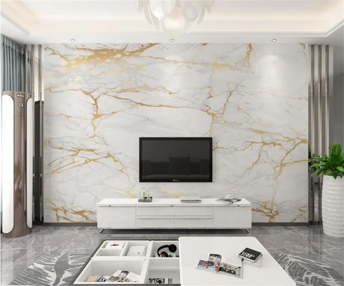 Papel tapiz de mármol de imitación 3D personalizado, mural de pared de  fondo de TV para sala de estar, estilo de lujo ligero del norte de Europa -  AliExpress, image size:1200x1000