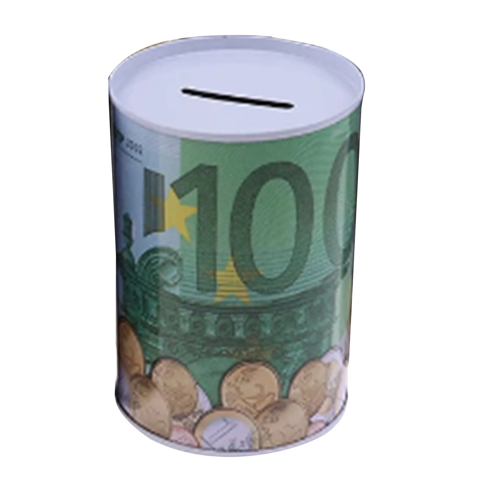 Spaarpot met gladde randen, opbergvak voor munten, ideaal voor kinderen en educatief speelgoed._voghion.com