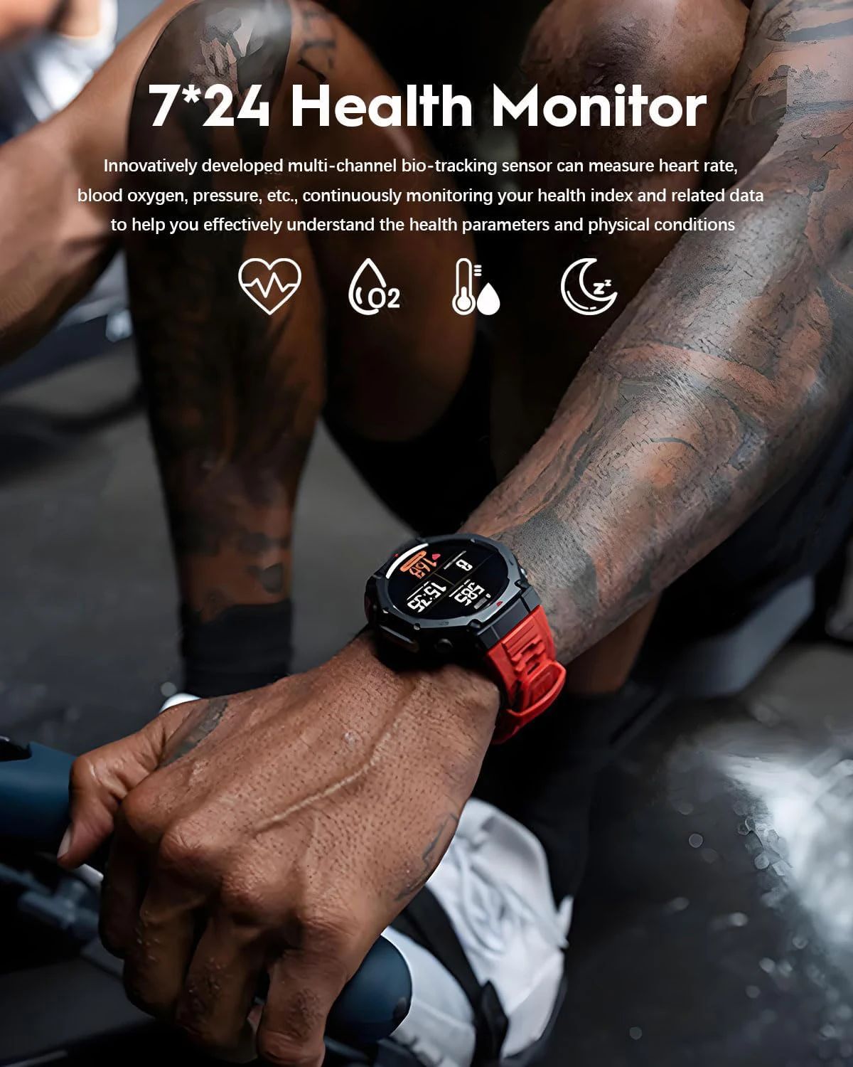 T-Rex 3 Ultra Built-in Dual-band GPS Smartwatch 5ATM Waterproof 48mm AMOLED Compass 170+ Sport Durable Military Smart Watch 2025