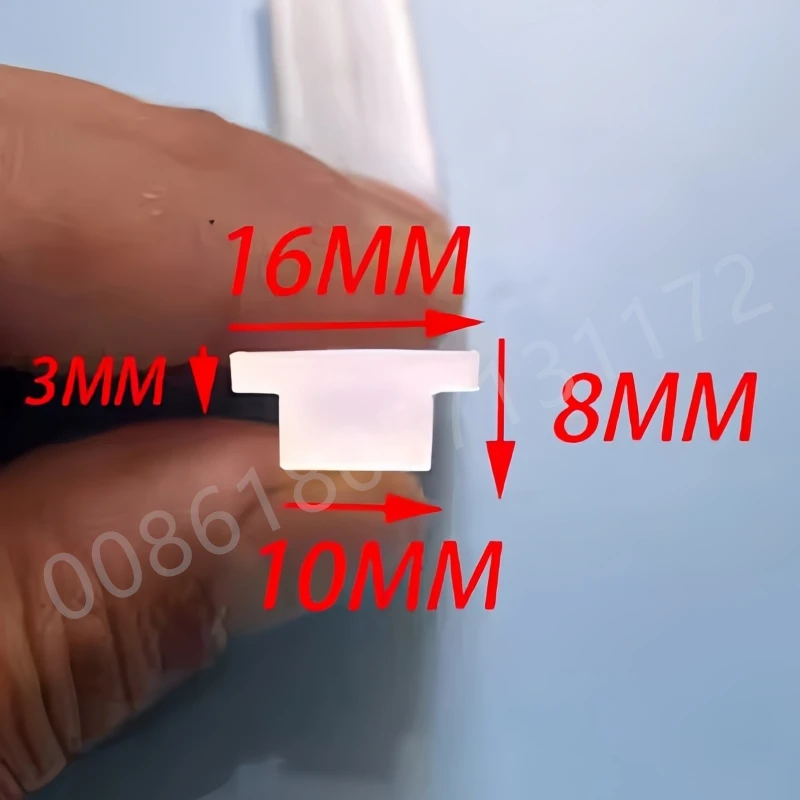 personalizado gap capa de borracha silicone tira vedação barra de calor prova dwaterproof água resistir janela da porta máquina selos translúcido preto