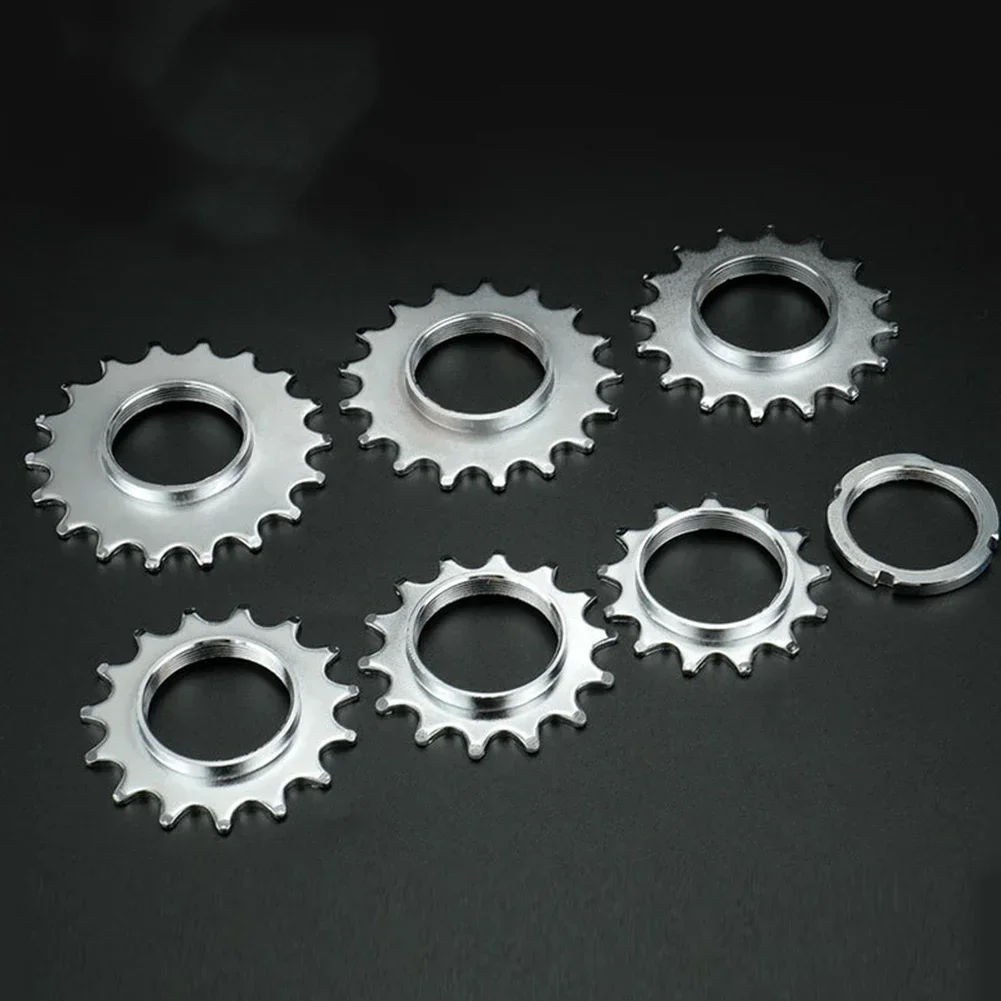 Bicycle Sprocket Gear 13t/14t/15t/16t/17t/18t Fixed Gear Bicycle Wheel Cogs Sprocket with Lock Ring For Fixie Track Bike Hub