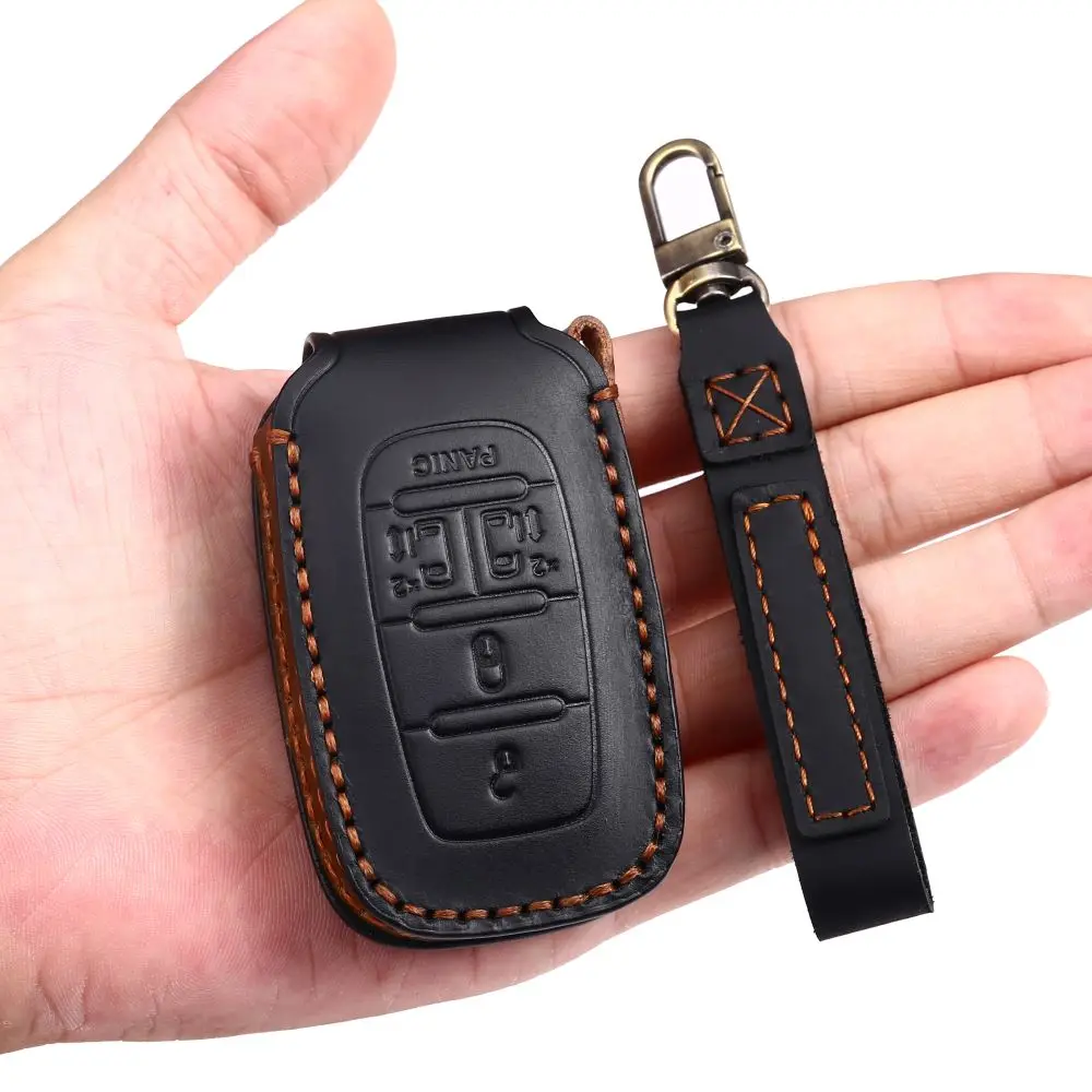 ontto Custodia per Chiave Auto Adatta per Chrysler Pacifica 2017-2021 Voyager 2020-2021 Accessori Custodia Portachiavi in Silicone Keyless Telecomando Cover Portachiavi 5 Tasti Blu