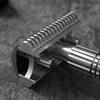YAQI Raw Color Version Bohemia 316 Stainless Steel Adjustable Baseplate Men Safety Razor 6