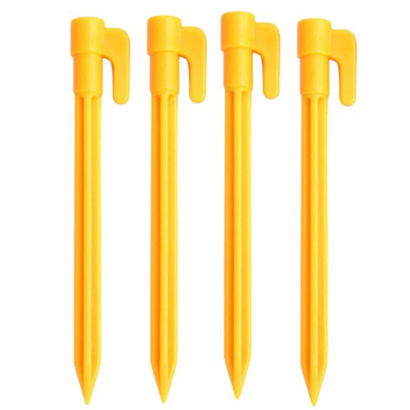 Outdoor Travel Camping Tents Stakes Pegs Pins Trip Plastic Heavy Duty Tent Nails Fixing Tent Mat Stake Nails Wholesale 7 1