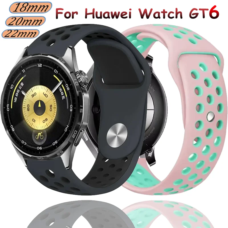 Silicone Sport Strap for Huawei Watch - Multiple Sizes Available