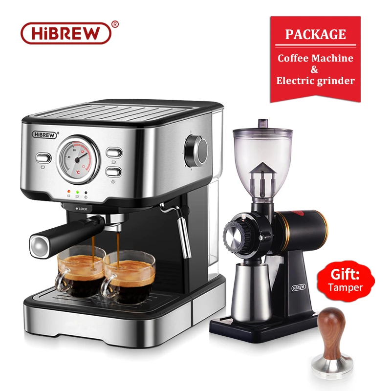 Machine à café tout-en-un HiBREW H20 avec moulin intégré
