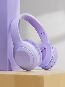 Wireless over-ear headphones with long battery life, suitable for mobile phone/iPad gaming headsets with Bluetooth connection 1
