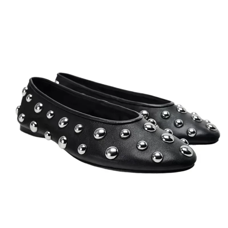 Women Flats Shoes Shallow Casual Loafers Shoes Spring Fashion Leather Sandals Trend Walking Dress Cozy Brand Mujer De Zapatillas 6