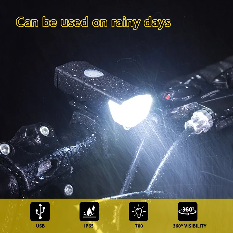 Durable Aluminum Alloy Bike Light