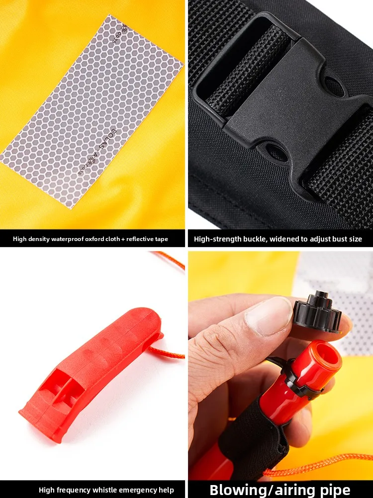 Iatable Life Jaet Belt Adult Fiing Portable Emergency Buoyancy Aid Car Mounted Lure Sports Fitn Swimming Ring