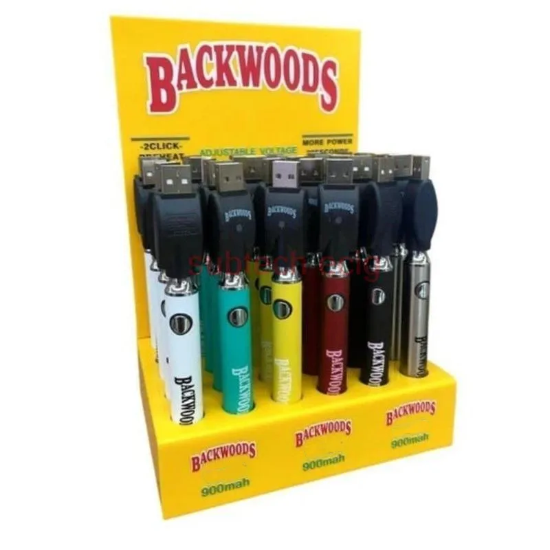 Sdc673d96fe4b459ab84e85dcb592a24aG-30pcs Stylos DSPlay Bois arrière Préchauffer la batterie VV 900mAh pour cartouche Tension inférieure Chargeur USB réglable Vape Pen4aG 30 stücke DSPlay-Stifte Back woods Vorheizen VV-Batterie 900mAh für Patrone Bodens pannung einstellbar USB-Ladegerät Vape Pen_Sdc673d96fe4b459ab84e85dcb592a24aG