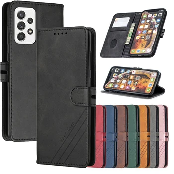 Étui à rabat en cuir pour Samsung Galaxy A23 5G A236, coque pour Fundas A 23 A235, support magnétique, housse de téléphone portefeuille