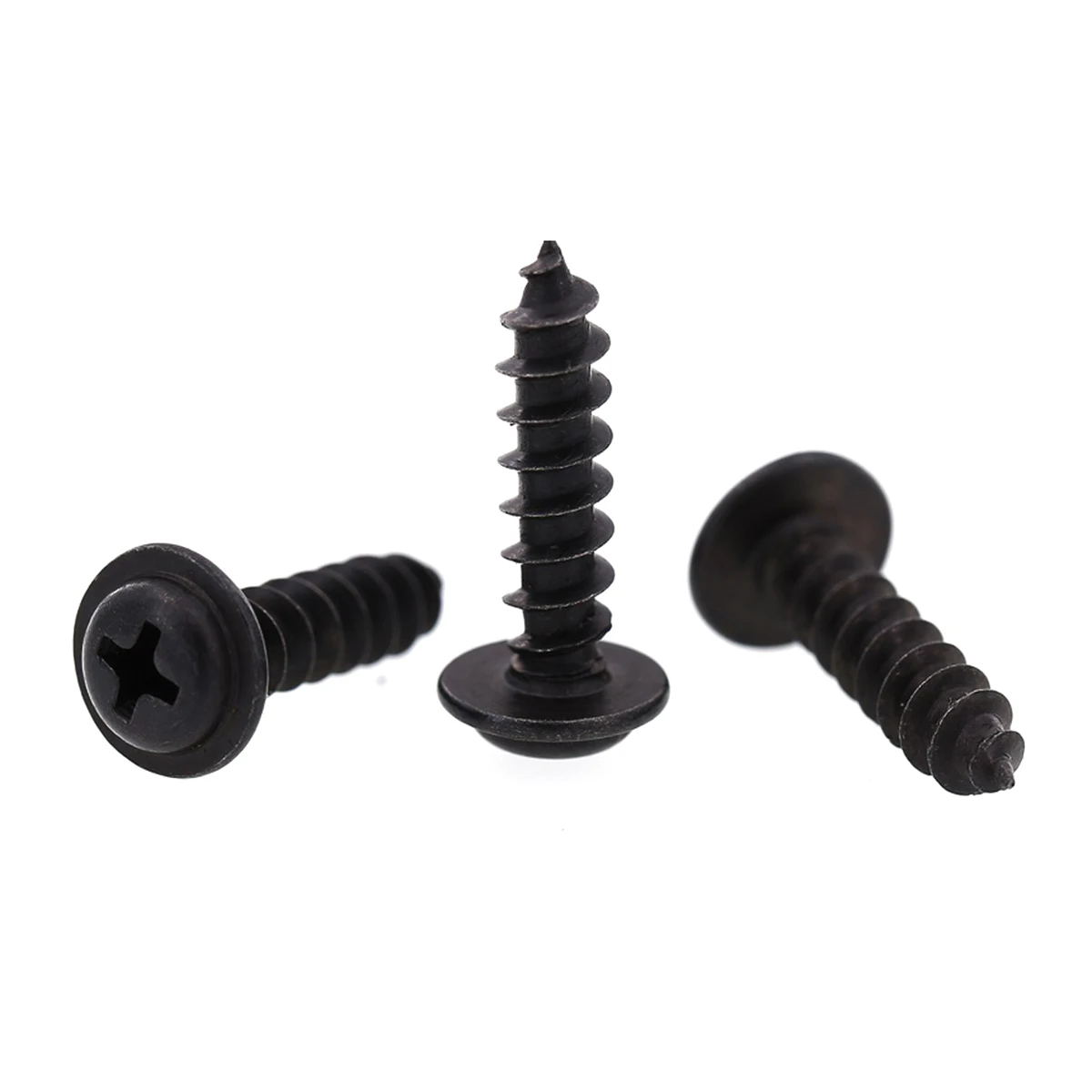 50pcs 100pcs Servo Screws M2.5x12mm PWA Cross self-tapping With Pad Head self tapping for FUTABA JR HITEC MKS EMAX KST 3