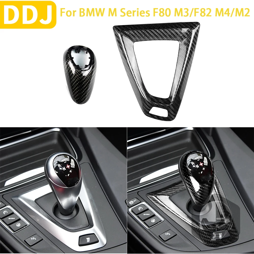 

Аксессуары для BMW серии M F80 M3/F82 M4, внутренняя панель шестеренок из углеродного волокна, фотоотделка, наклейка, модификация, украшение