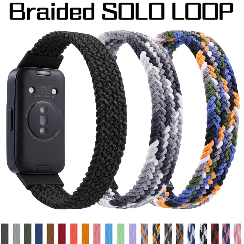 

Elastic Loop Bracelet for Huawei Band 8 Strap Nylon Correa for Huawei Band 8 Band for Huawei Watch 8 Straps for Huawei Band 9