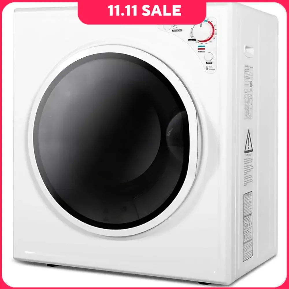Clothes Dryer Stainless Steel Inner Tub Electric Dryer Machine 4 Modes Compact Cloth