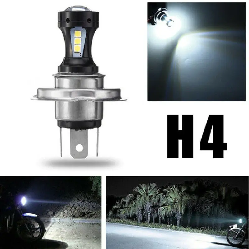 2PCS H4 LED Headlights For Auto Motorcycle Truck Boat Tractor Trailer Offroad Working Light SMD Work Light Spotlight