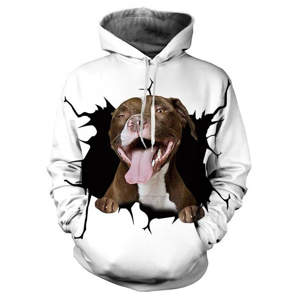

Newest Popular Fashion 3D Cute Animal Dog Print Hoodie Men Women Sweatshirt Casual Pet Dog Pullovers