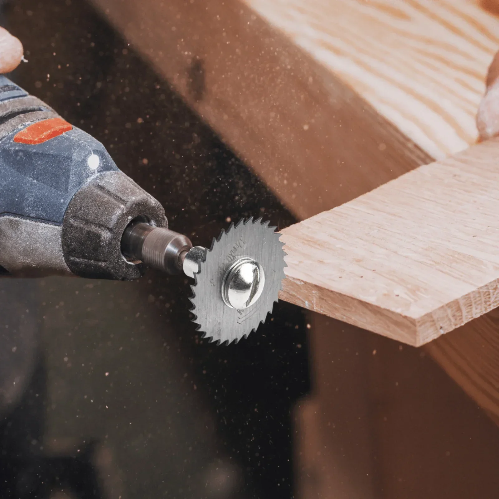 HSS Cutting Disc Rotary Tool Accessories Compatialble For Wood Plastic 6.35mm Cutting Mini Circular Saw Blade 3.2mm Mandrel