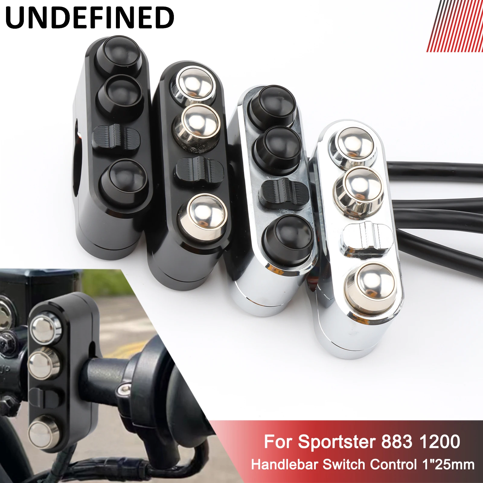 125mmHandlebarControlSwitchforHarleySportster8831200Touring