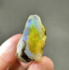 6 g Natural rare color Ethiopia water Opal gem mineral specimen + healing quartz crystals and stones rock gemstone 1