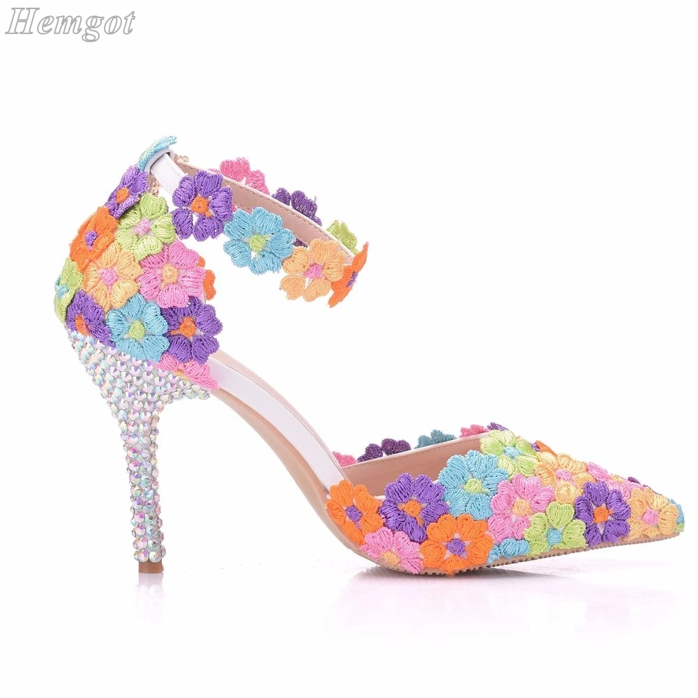 Рисунок 6 - Босоножки стразы женские на высоком каблуке 9 см