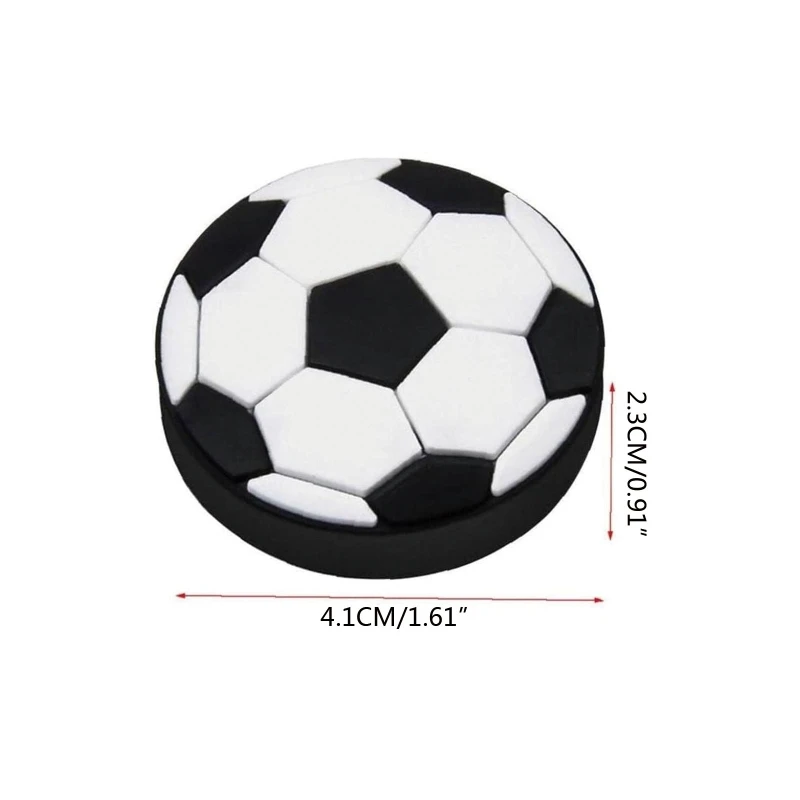New 1/3/5x Football Shape Cabinet Handle Wardrobe Pulls Single Hole Furniture Handle