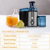 US New Item stocked multi-functional juicer 110V 400W Sliver Vegetable fruit carrot frying milk machine original juicer machine 4