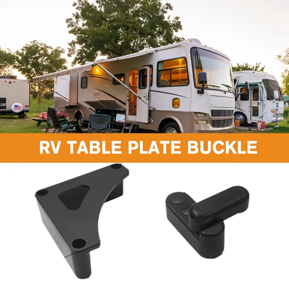 RV Supplies Complete Table Board Buckle Trailer Folding Outdoor Table Cabinet Board Rotary Lock Motorhome Indoor Organizer folding bracket table rv camping table
