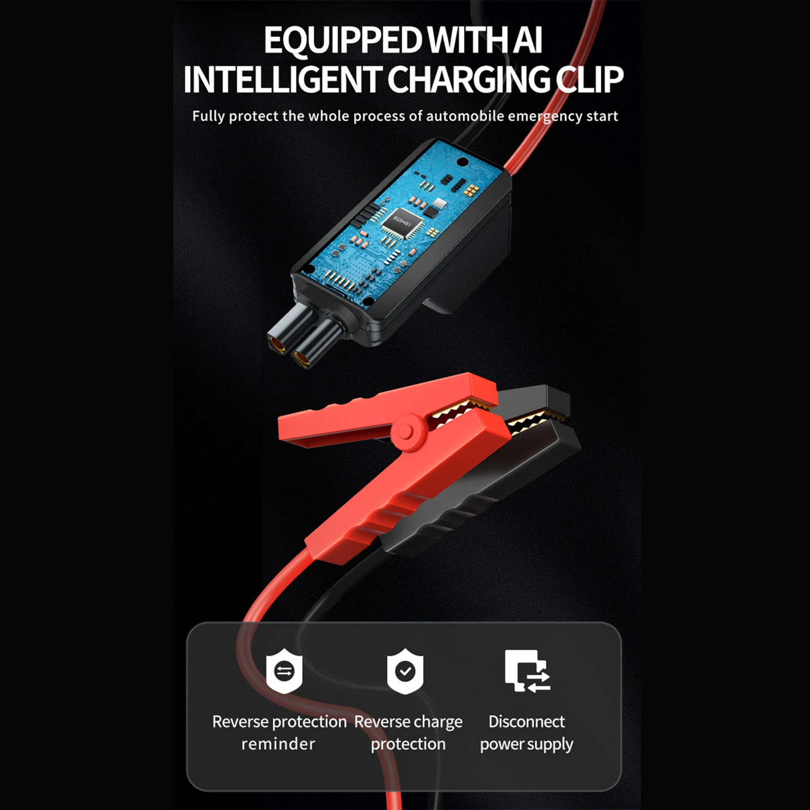 Jump Starter with Air Compressor, 1000A Portable Battery Booster with 150 PSI Tire Inflation 6000mAh Jump Starter for Car Off-ro