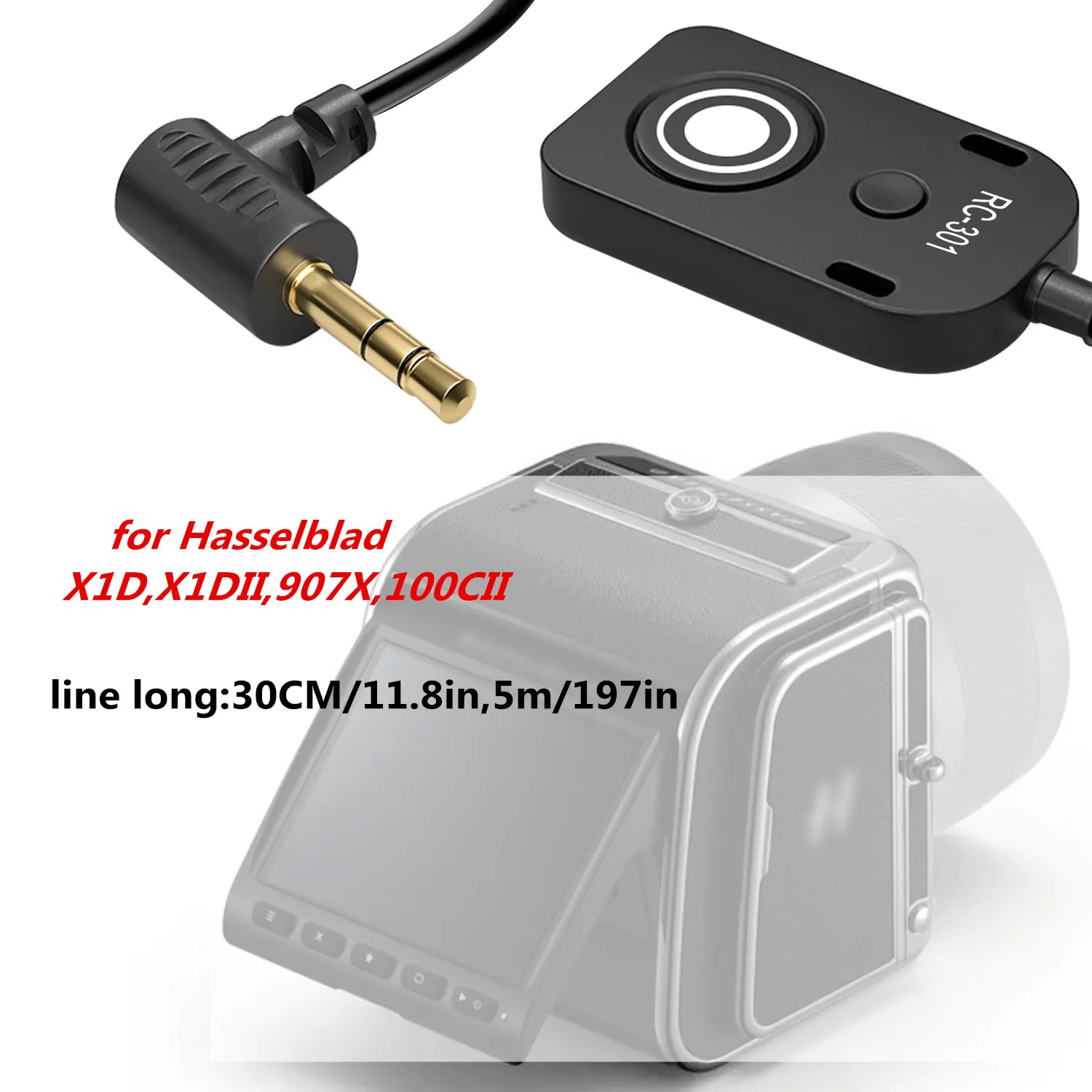 For Hasselblad X1D2 Remote Control Shutter Release X1D,X1DII50c ,907x 50c,100cii Small release button