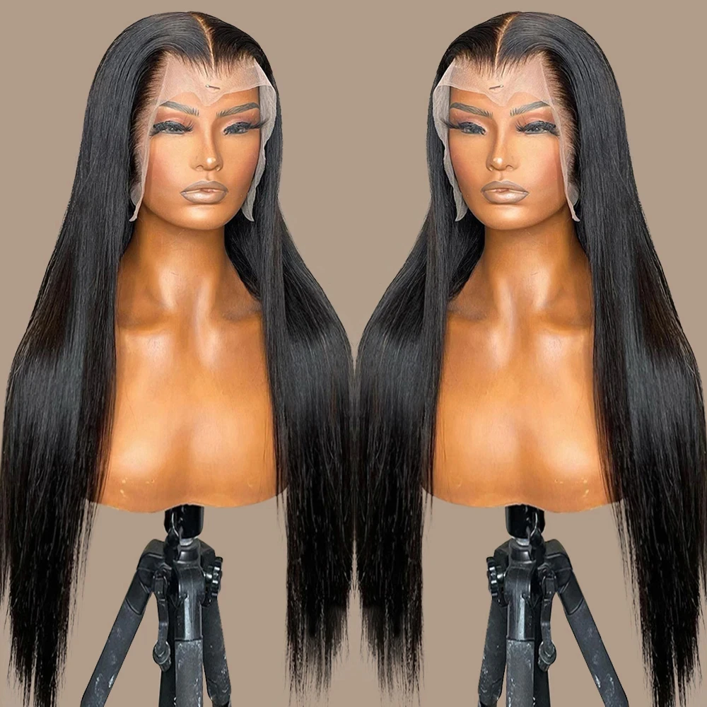 

13x4 кости прямые кружевные передние парики женская модель 30 40 дюймов Hd кружевные передние al парики для черных женщин бразильские парики