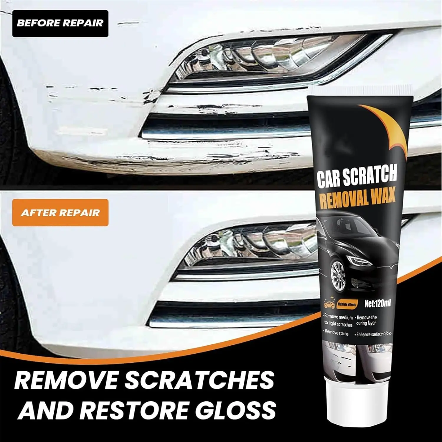 Ultimate Car Scratch Remover & Polishing Compound Kit