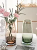 European Simple Glass Vase, Gray, Green, Coffee Hydroponic Systems, Flower Pot, Living Room, Home Decoration Accessories 4
