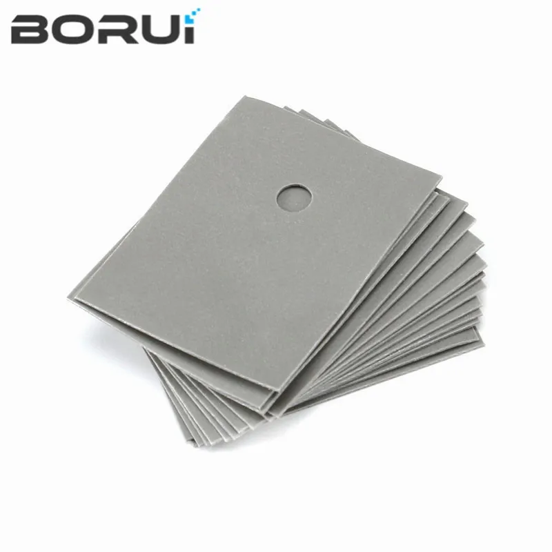 50pcs/LOT Large TO-3P TO-247 Silicone Sheet Insulation Pads Silicone Insulation Film silicone insulation pads