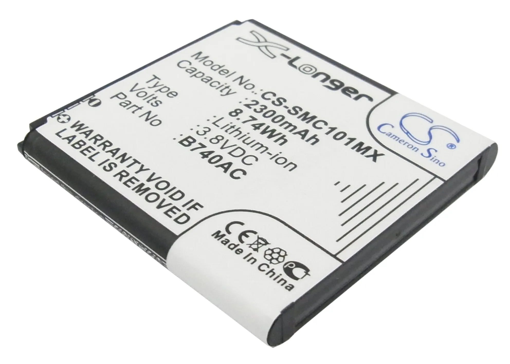2300Mah Eb-K740Aeweg B740Ae B740Ac Batteria Per Samsung Sm-C101 Galaxy S4 Zoom